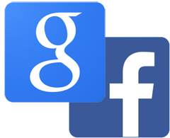 google-facebook-logos