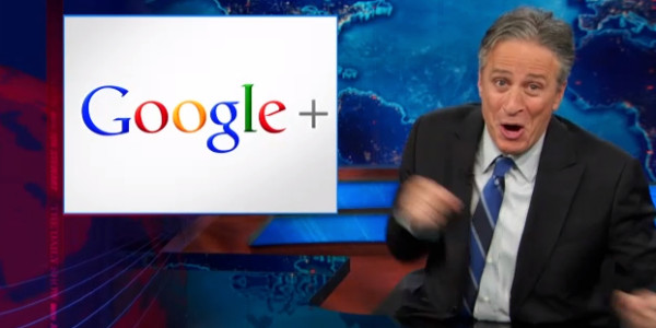 Jon Stewart & Google+