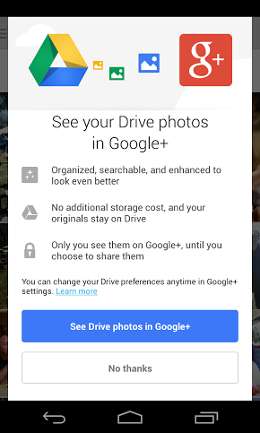 Google drive photos
